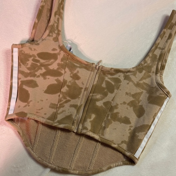 Adidas Tan Camouflage Corset Top - Picture 4 of 4